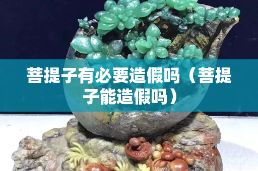 菩提子有必要造假嗎（菩提子能造假嗎）