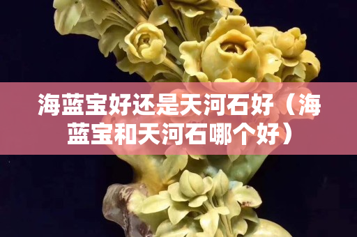 海藍寶好還是天河石好（海藍寶和天河石哪個好）