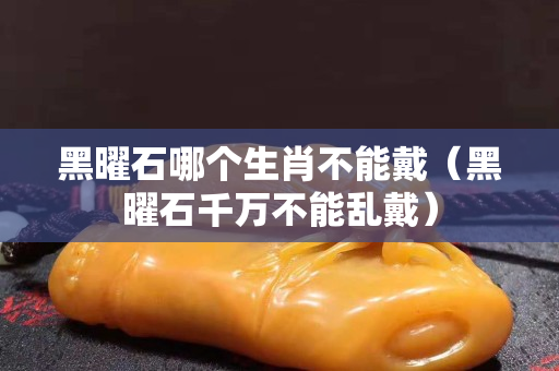 黑曜石哪個生肖不能戴（黑曜石千萬不能亂戴）