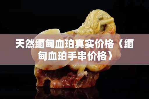 天然緬甸血珀真實價格（緬甸血珀手串價格）