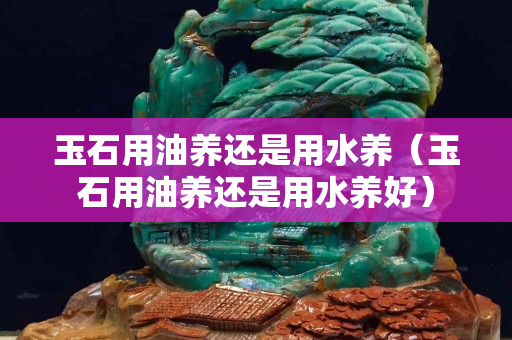 玉石用油養(yǎng)還是用水養(yǎng)（玉石用油養(yǎng)還是用水養(yǎng)好）