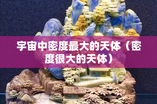 宇宙中密度最大的天體（密度很大的天體）