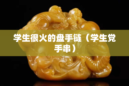 學生很火的盤手鏈（學生黨手串）