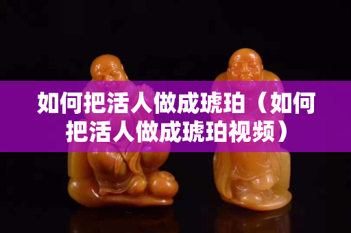 如何把活人做成琥珀（如何把活人做成琥珀視頻）