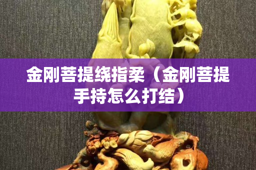 金剛菩提繞指柔（金剛菩提手持怎么打結(jié)）