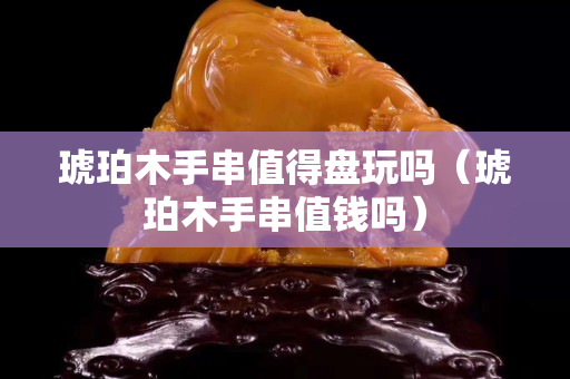 琥珀木手串值得盤玩嗎（琥珀木手串值錢嗎）