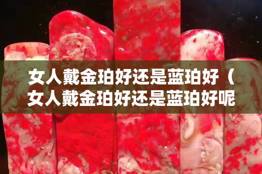 女人戴金珀好還是藍珀好（女人戴金珀好還是藍珀好呢）