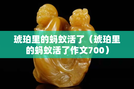 琥珀里的螞蟻活了（琥珀里的螞蟻活了作文700）