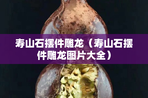 壽山石擺件雕龍（壽山石擺件雕龍圖片大全）