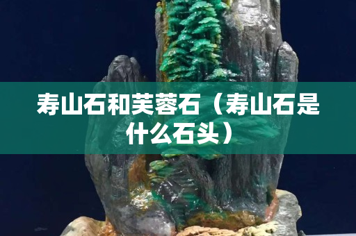 壽山石和芙蓉石（壽山石是什么石頭）