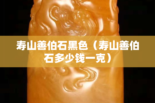 壽山善伯石黑色（壽山善伯石多少錢一克）