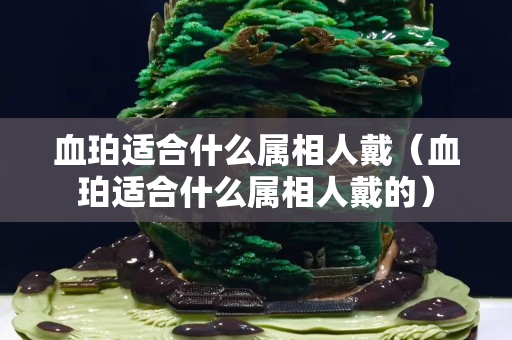 血珀適合什么屬相人戴（血珀適合什么屬相人戴的）