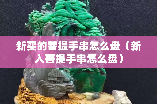 新買的菩提手串怎么盤（新入菩提手串怎么盤）
