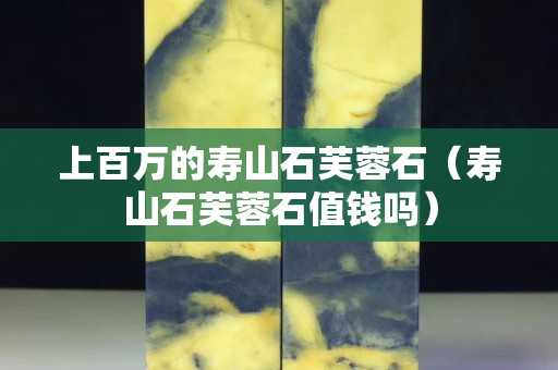 上百萬的壽山石芙蓉石（壽山石芙蓉石值錢嗎）