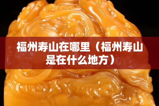 福州壽山在哪里（福州壽山是在什么地方）