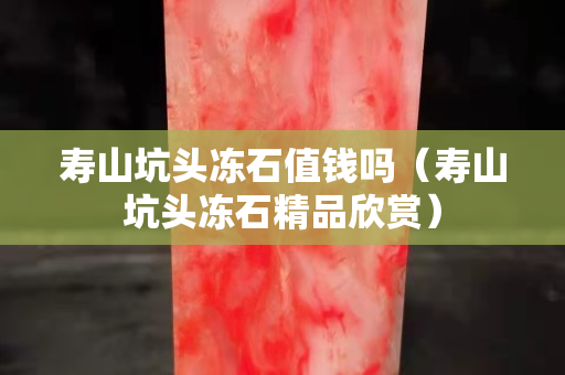 壽山坑頭凍石值錢嗎（壽山坑頭凍石精品欣賞）