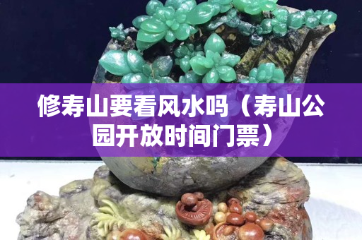 修壽山要看風水嗎（壽山公園開放時間門票）