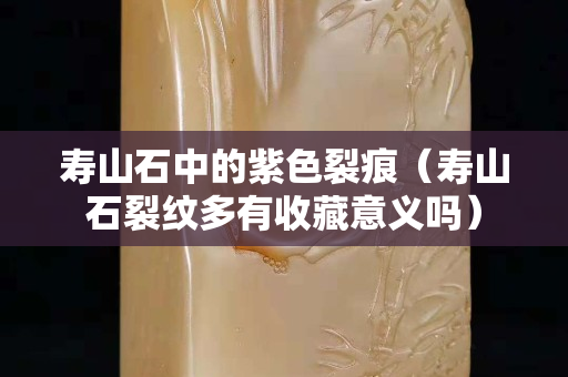 壽山石中的紫色裂痕（壽山石裂紋多有收藏意義嗎）