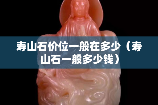 壽山石價位一般在多少（壽山石一般多少錢）