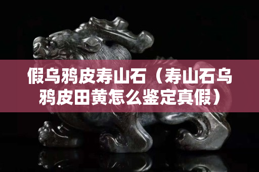 假烏鴉皮壽山石（壽山石烏鴉皮田黃怎么鑒定真假）