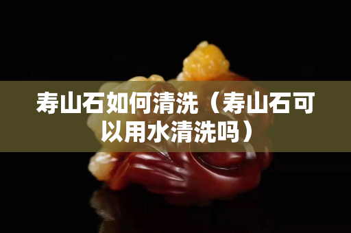 壽山石如何清洗（壽山石可以用水清洗嗎）