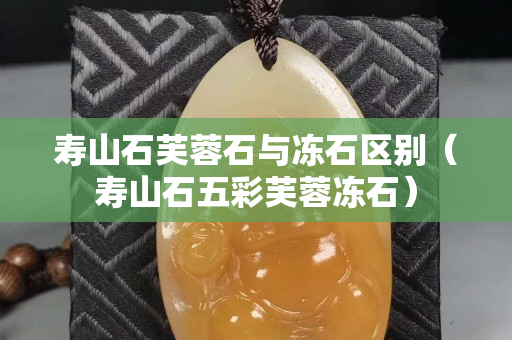 壽山石芙蓉石與凍石區別（壽山石五彩芙蓉凍石）