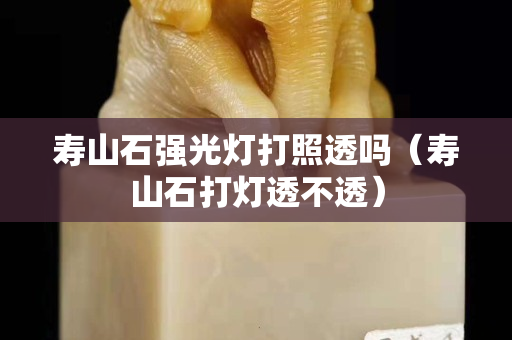 壽山石強光燈打照透嗎（壽山石打燈透不透）