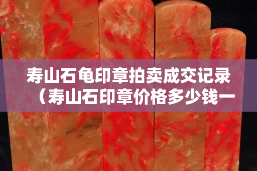 壽山石龜印章拍賣成交記錄（壽山石印章價(jià)格多少錢一克）