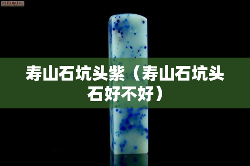 壽山石坑頭紫（壽山石坑頭石好不好）
