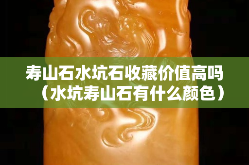 壽山石水坑石收藏價值高嗎（水坑壽山石有什么顏色）