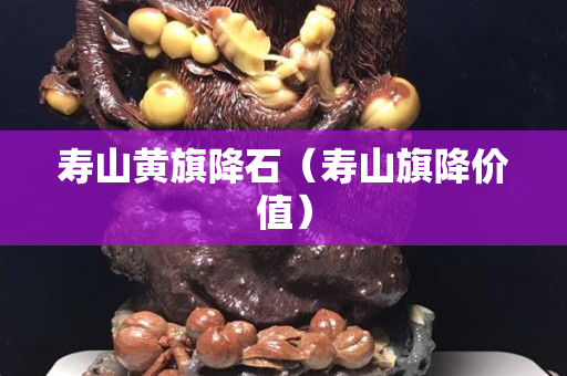 壽山黃旗降石（壽山旗降價(jià)值）