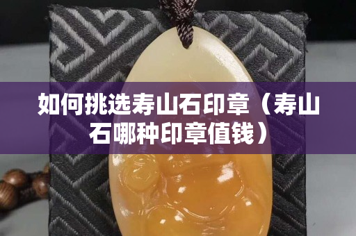 如何挑選壽山石印章（壽山石哪種印章值錢）