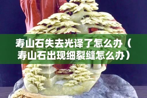 壽山石失去光譯了怎么辦（壽山石出現細裂縫怎么辦）