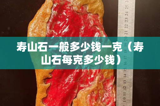 壽山石一般多少錢一克（壽山石每克多少錢）