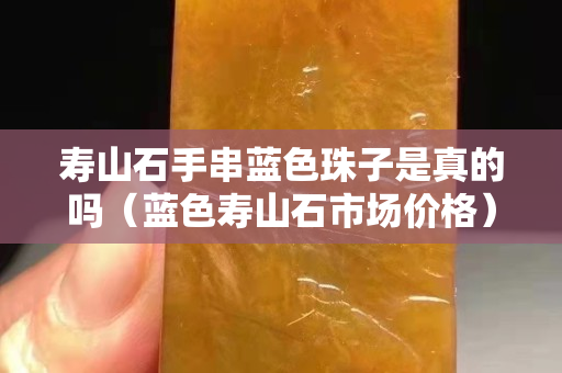 壽山石手串藍色珠子是真的嗎（藍色壽山石市場價格）