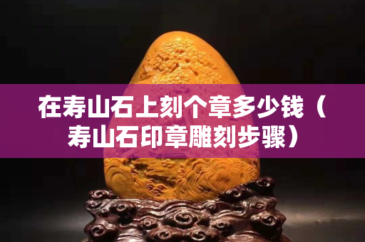 在壽山石上刻個章多少錢（壽山石印章雕刻步驟）