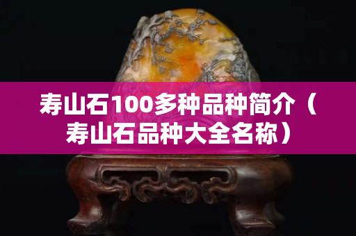 壽山石100多種品種簡介（壽山石品種大全名稱）