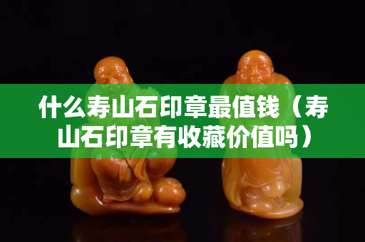 什么壽山石印章最值錢（壽山石印章有收藏價值嗎）