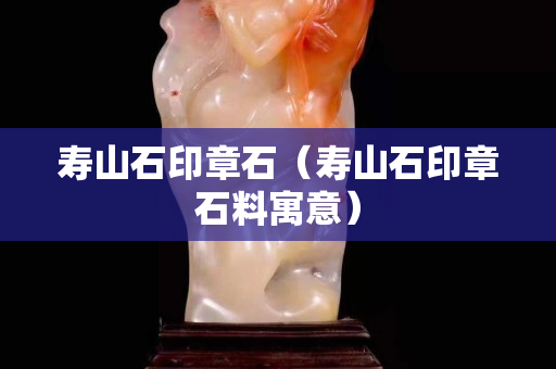 壽山石印章石（壽山石印章石料寓意）