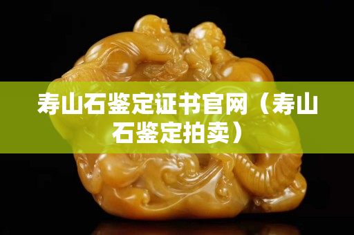 壽山石鑒定證書官網(wǎng)（壽山石鑒定拍賣）