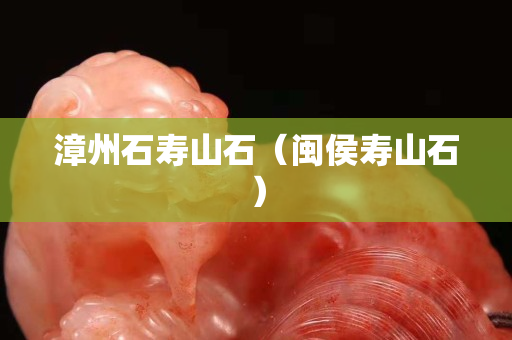 漳州石壽山石（閩侯壽山石）