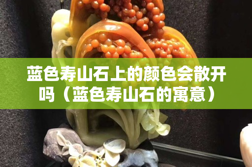 藍色壽山石上的顏色會散開嗎（藍色壽山石的寓意）