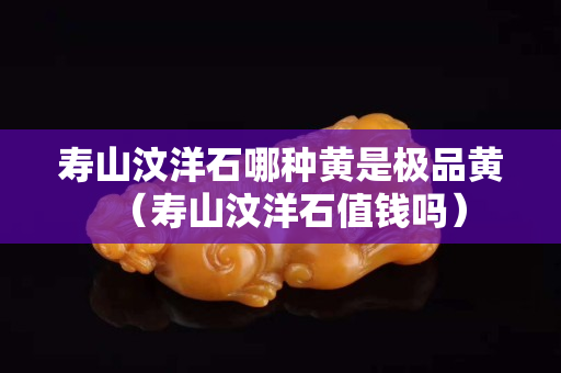 壽山汶洋石哪種黃是極品黃（壽山汶洋石值錢嗎）