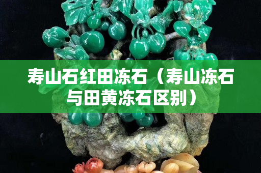 壽山石紅田凍石（壽山凍石與田黃凍石區別）