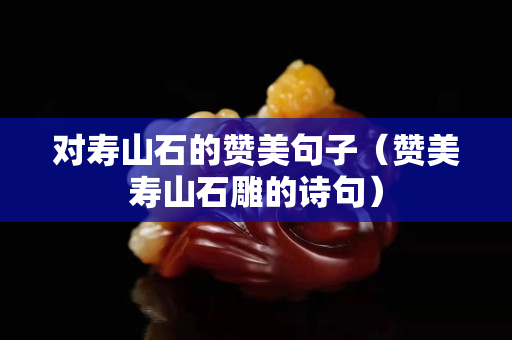對壽山石的贊美句子（贊美壽山石雕的詩句）