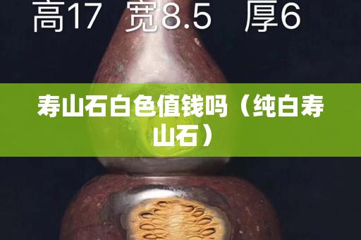 壽山石白色值錢嗎（純白壽山石）
