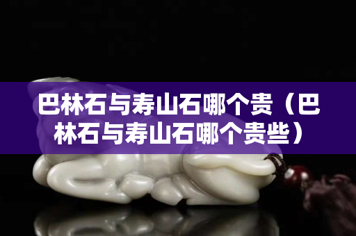 巴林石與壽山石哪個(gè)貴（巴林石與壽山石哪個(gè)貴些）