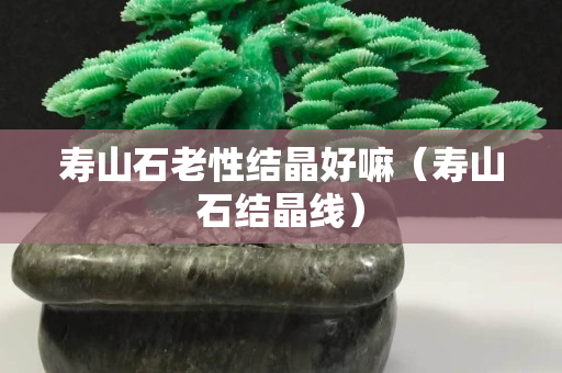壽山石老性結晶好嘛（壽山石結晶線）