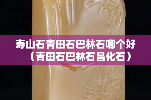 壽山石青田石巴林石哪個好（青田石巴林石昌化石）