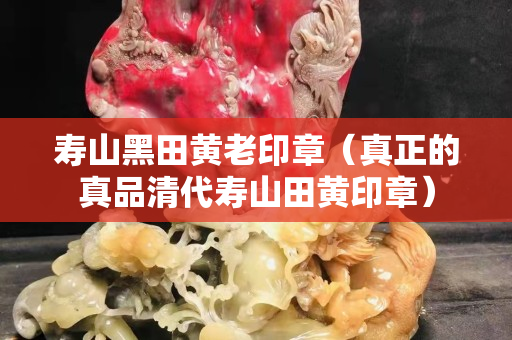 壽山黑田黃老印章（真正的真品清代壽山田黃印章）